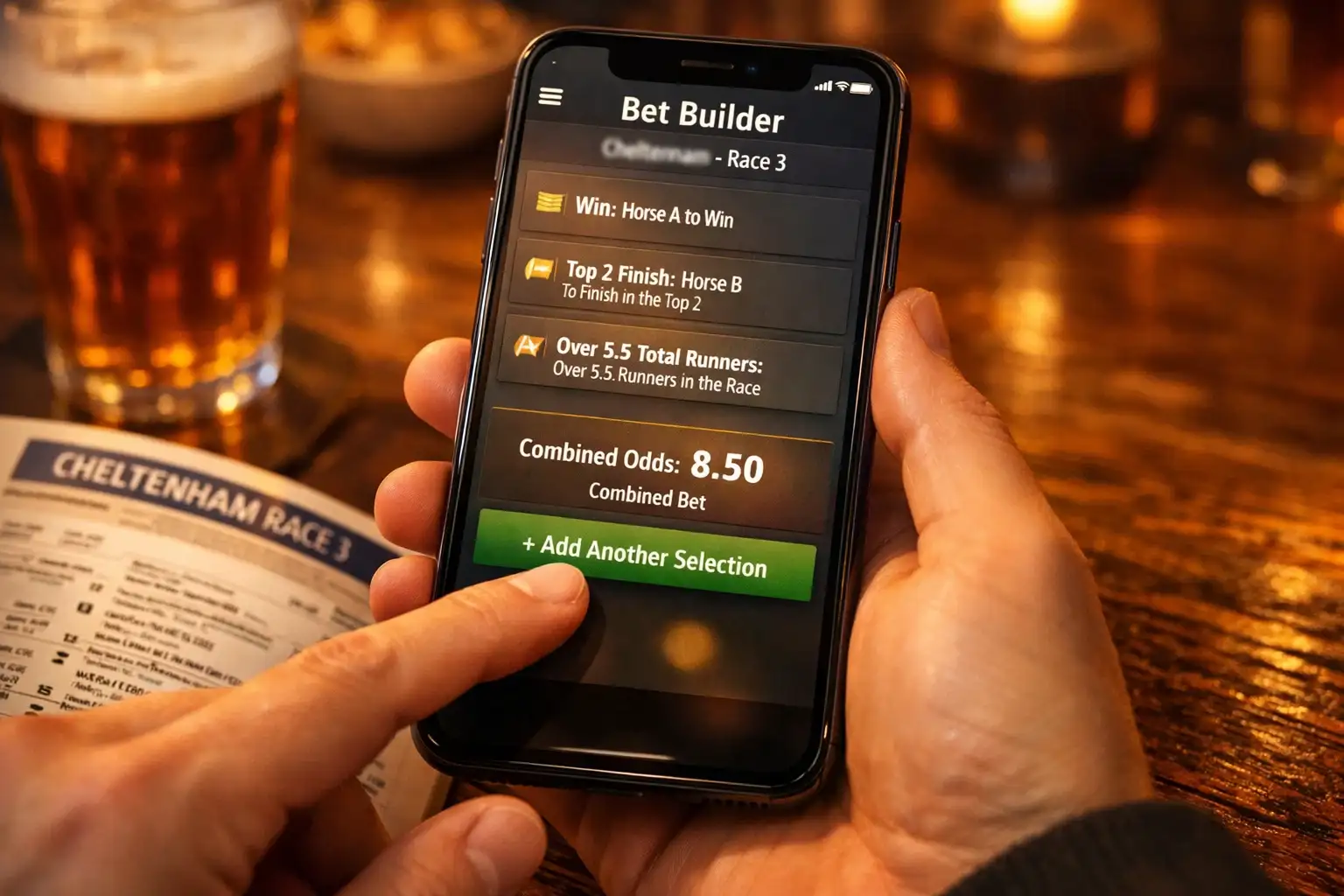 Cheltenham bet builder custom bet specials 2026